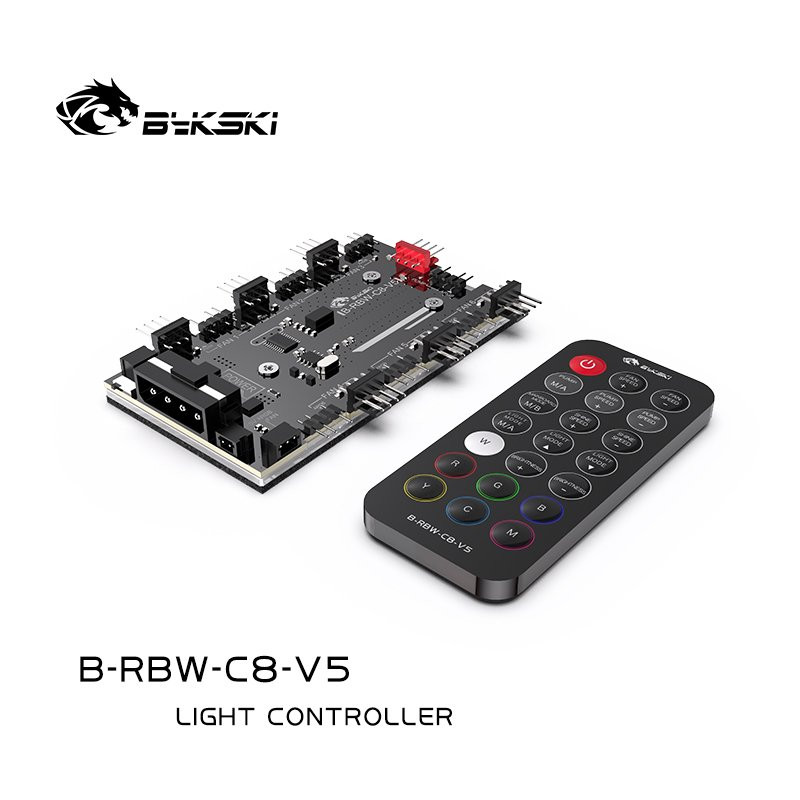 8+4 5V Addressable RGB (RBW) Light Controller Module - B-RBW-C8-V5 ...