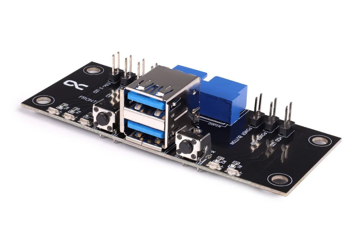 ES front I/O panel with USB 3.0 and cable set for server case ...