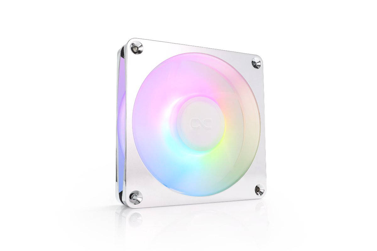 Apex Stealth Metal Aurora fan chrome 2600rpm - Alphacool - Radiators ...