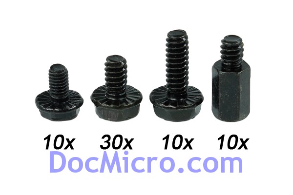 Lot De 4 Vis De Fixation Pour Carte Mère Avec Tête Plastique - Uxcell - Neuf