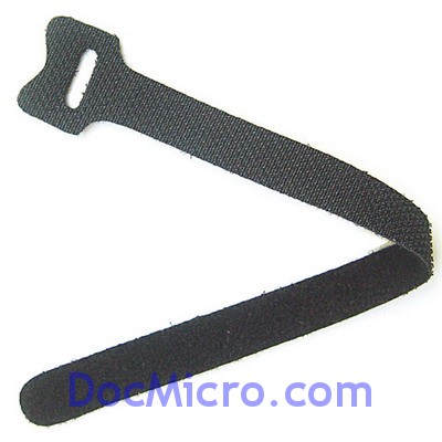 Serre Câble Velcro Noir 12*125mm - Jeu de 10 - DocMicro - Tuning