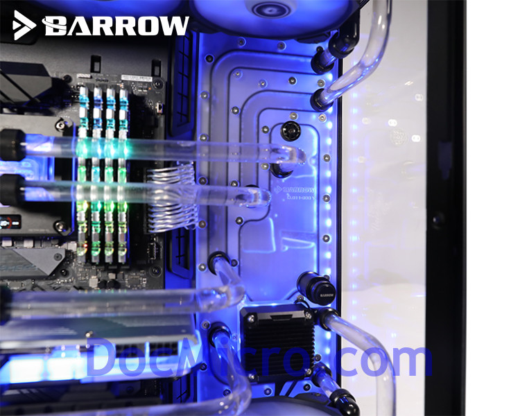 Barrow Water Cooling Kit for LIANLI O11 Case, For Computer CPU/GPU