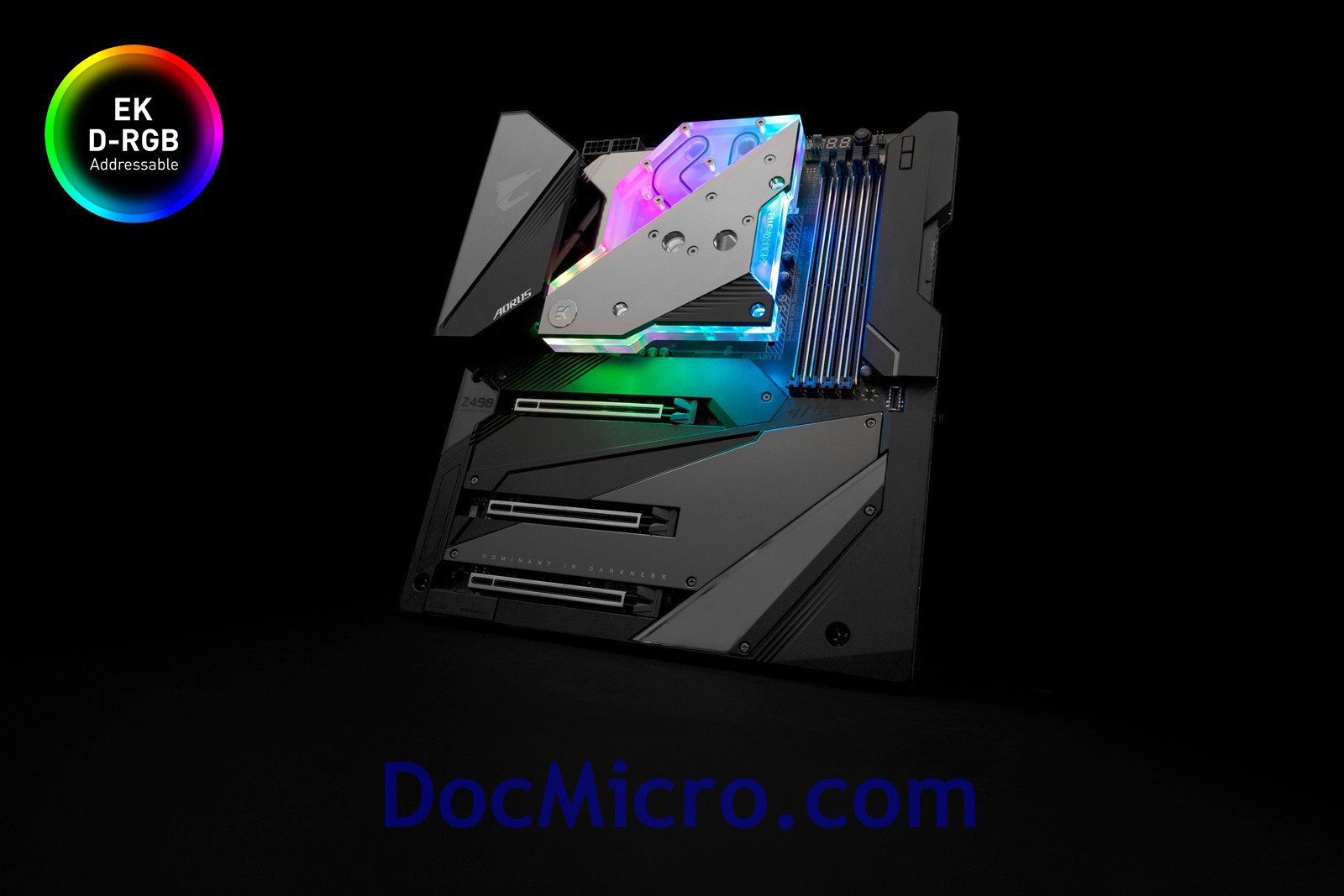 EK-Quantum Momentum Aorus Z490 Xtreme D-RGB Plexi EK Water