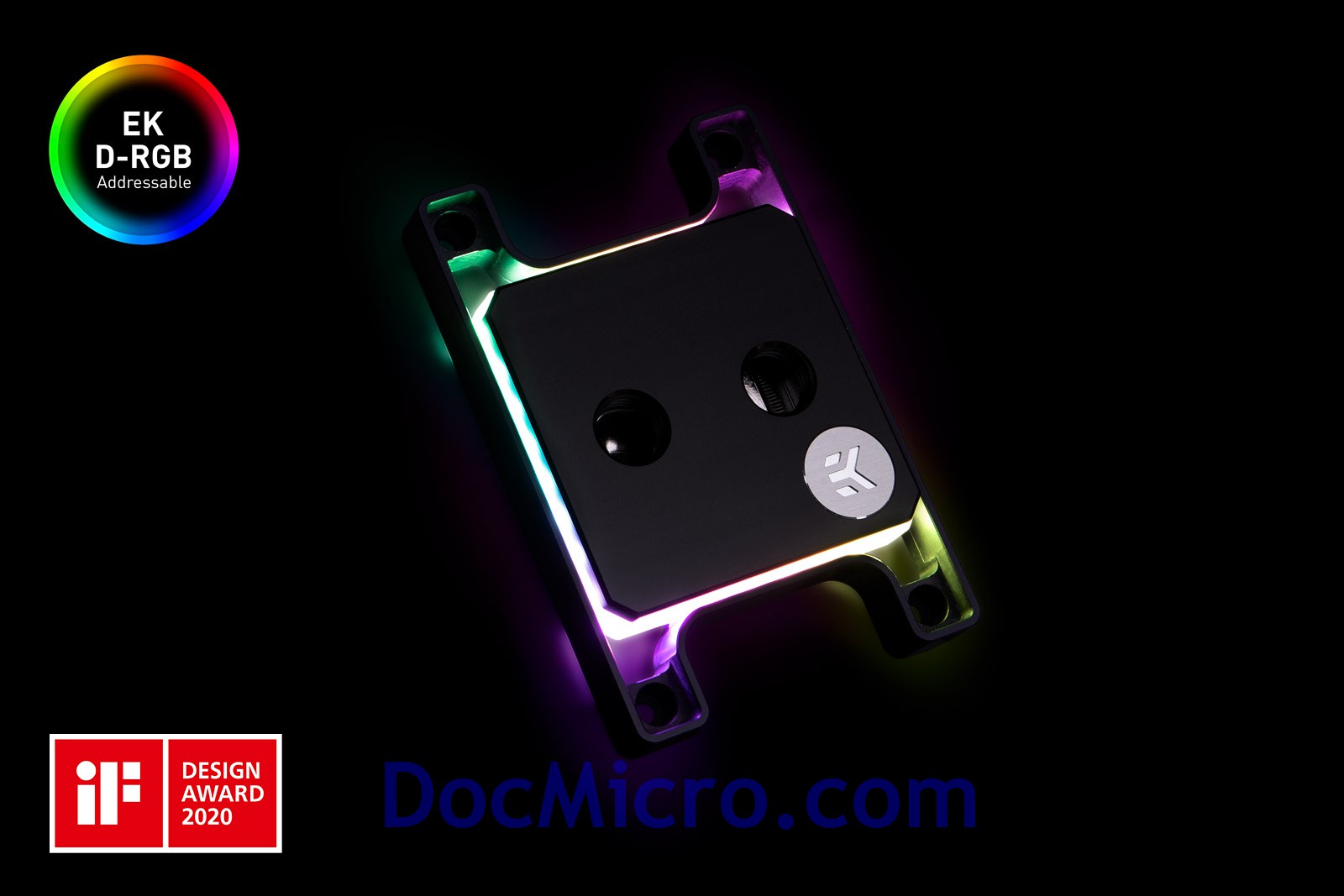 EKWB EK-Quantum Velocity 2 D-RGB - 1700 Nickel + Gold au meilleur prix sur
