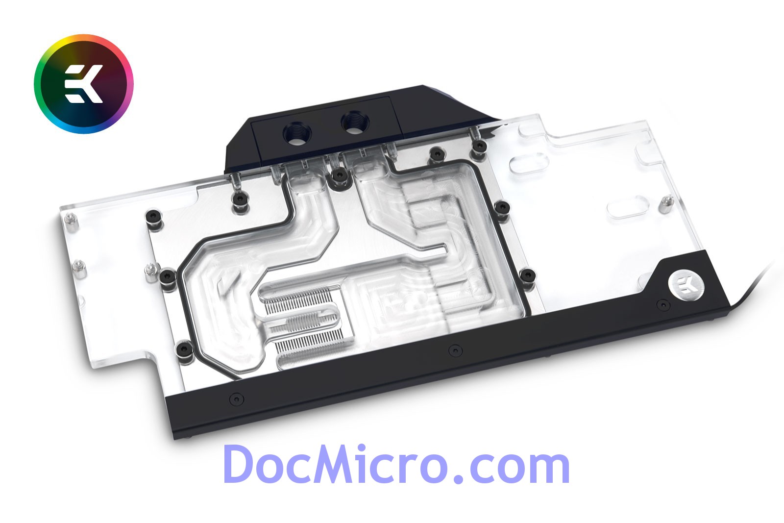 EK Water Blocks EK-FC1080 GTX Backplate Bianco – Piastra Posteriore In Alluminio Per NVIDIA GTX 1080 Founders Edition - 2